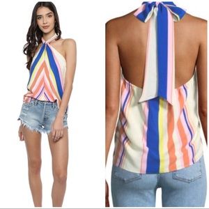 Lush Tops - Rainbow halter top Lush Tops - Rainbow halter top